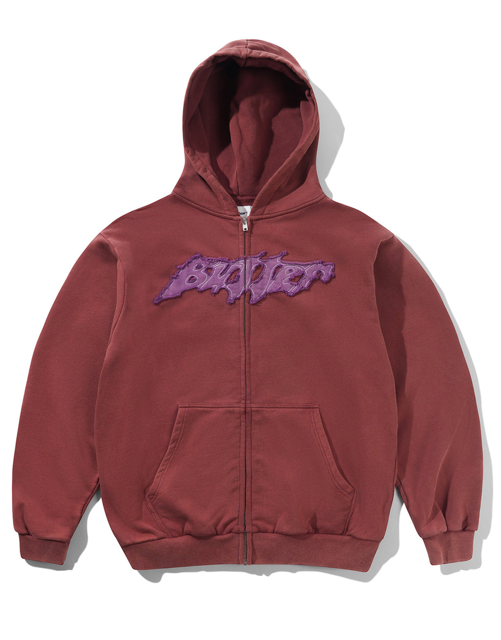 Amplify Zip-Through Hoodie - Washed Russet by Butter Goods
