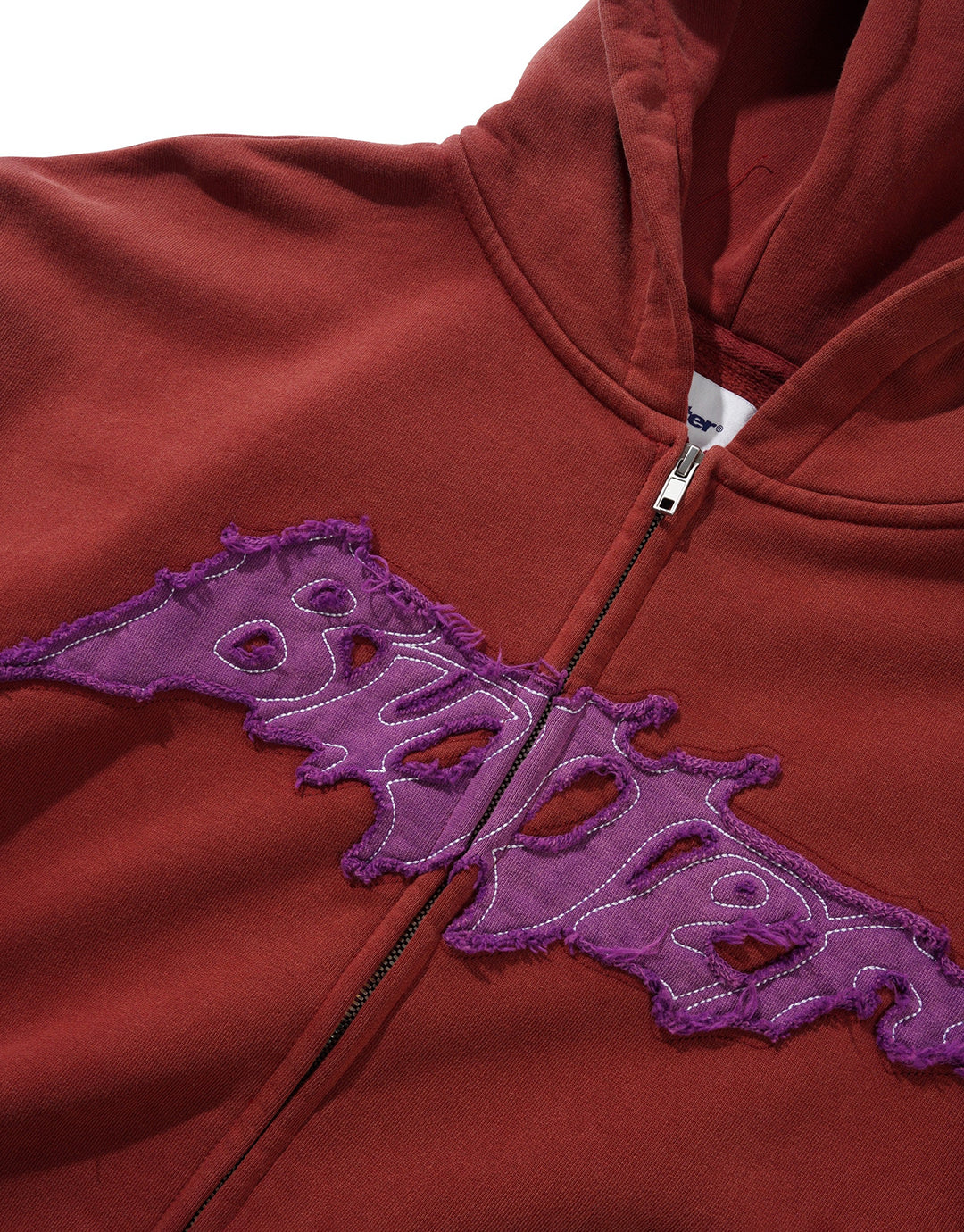 Amplify Zip-Through Hoodie - Washed Russet by Butter Goods - view 2