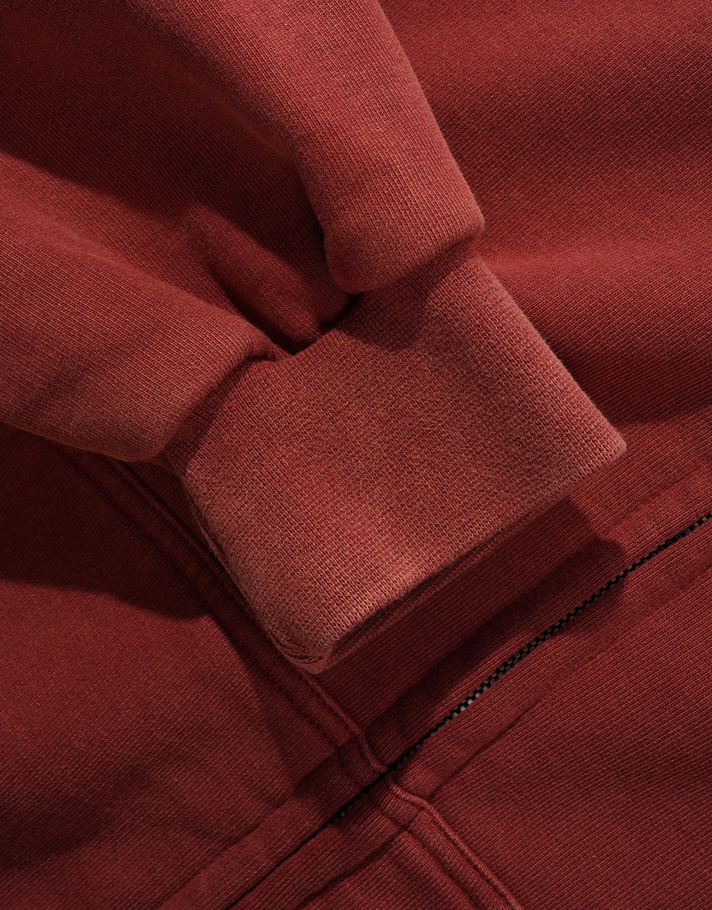 Amplify Zip-Through Hoodie - Washed Russet by Butter Goods - view 4