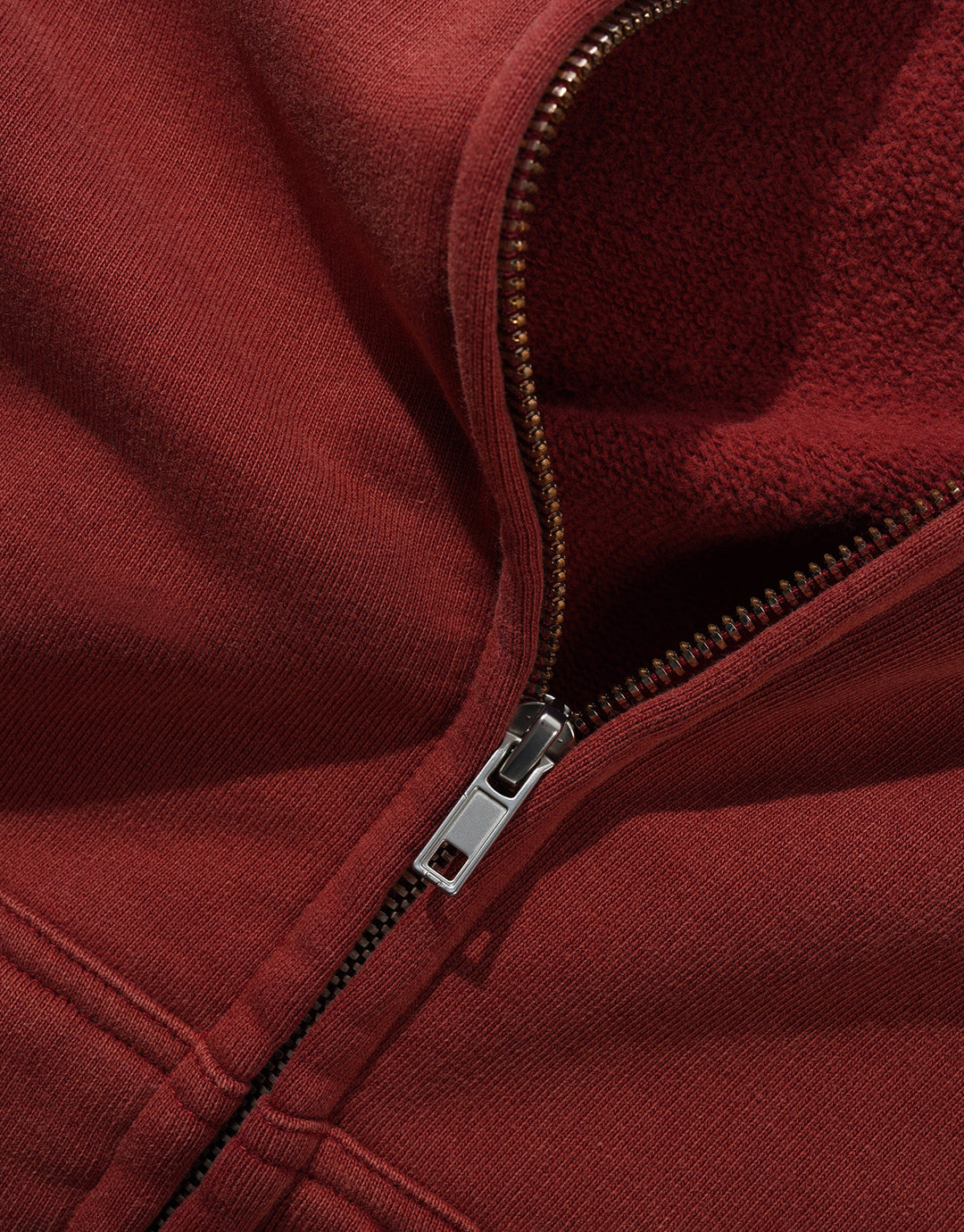 Amplify Zip-Through Hoodie - Washed Russet by Butter Goods - view 5