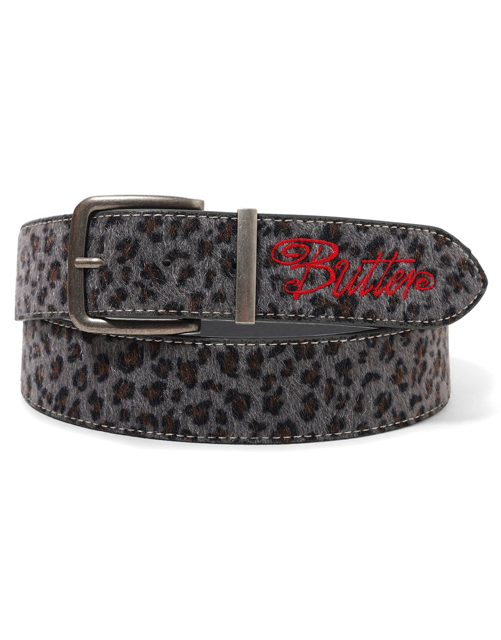 Animal Hide Belt - Grey Leopard by Butter Goods