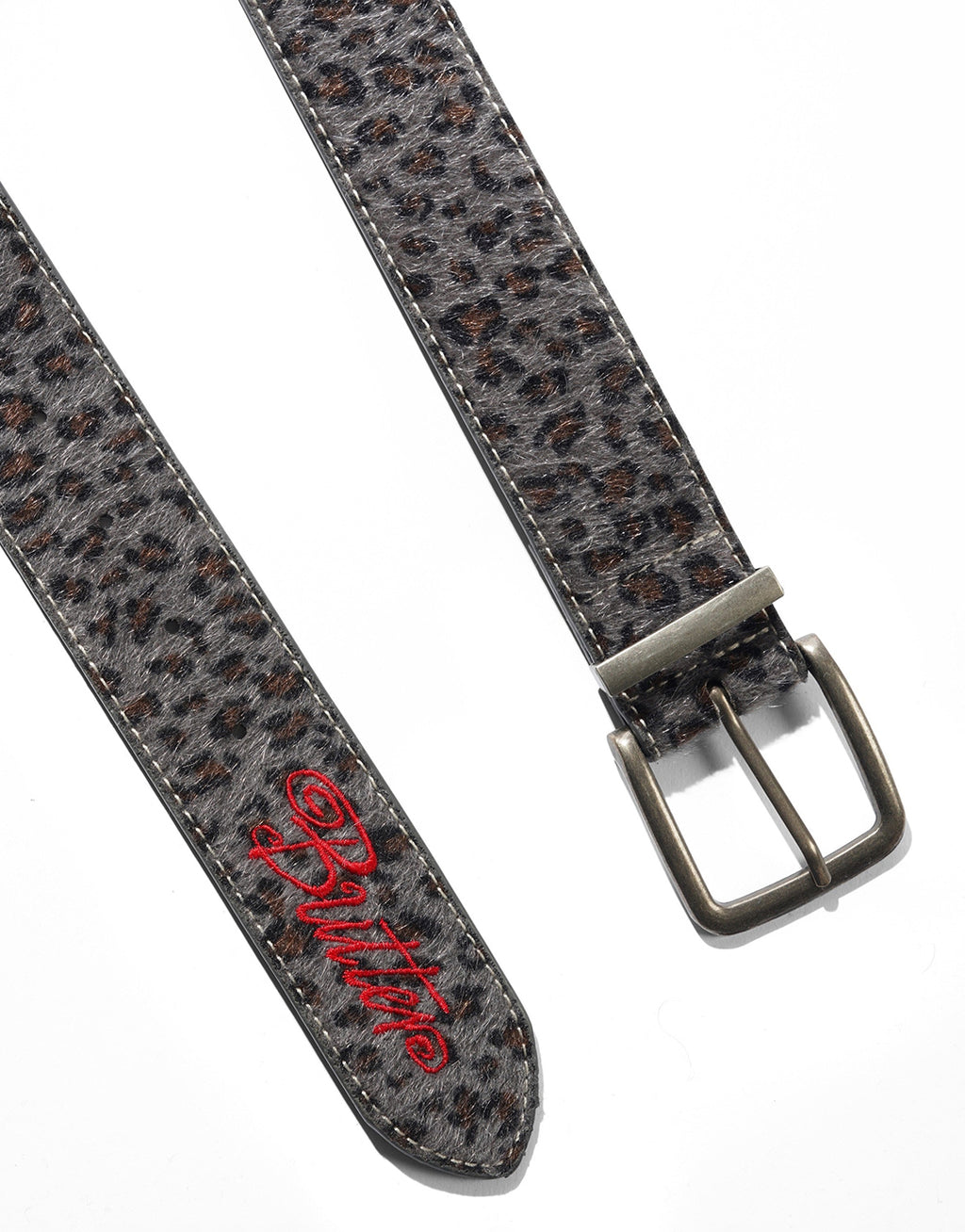 Animal Hide Belt - Grey Leopard by Butter Goods - view 2