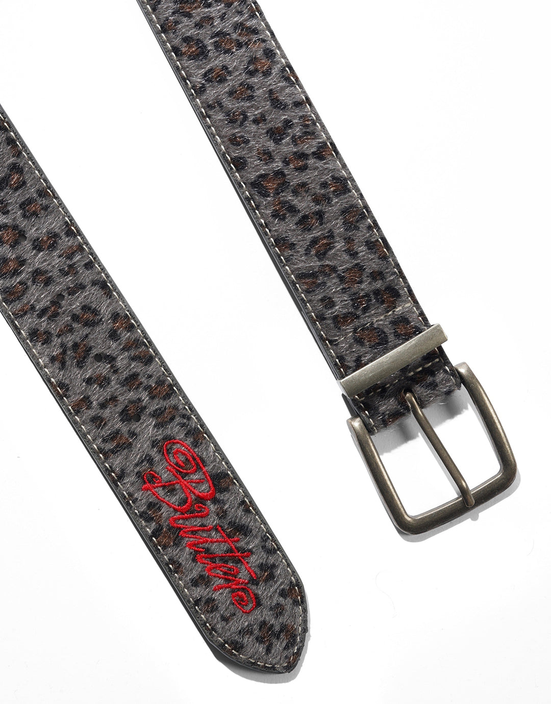 Animal Hide Belt - Grey Leopard by Butter Goods - view 2