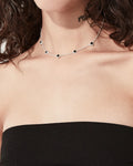 Love Claw Infinity Chain Necklace - Sterling Silver / Onyx by Stolen Girlfriends Club