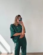 The Marley Pants - Forest Green by Luna Lane - view 3