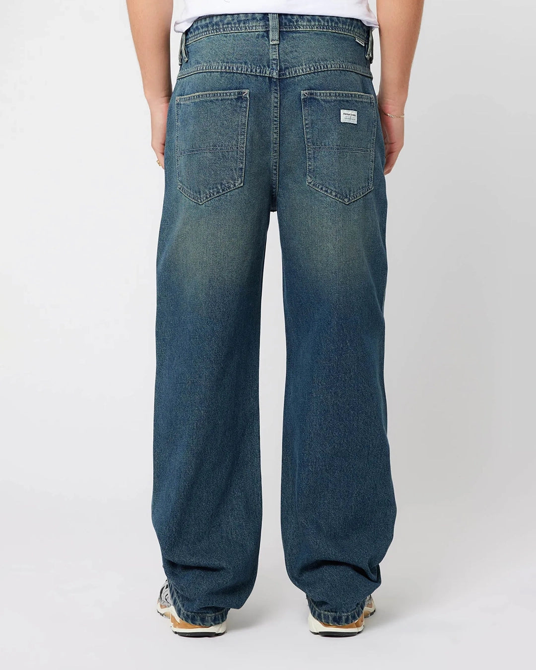 A5 Erik Baggy Denim Jeans Dark Blue