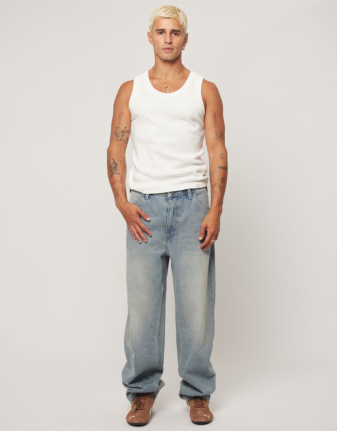A5 Shane Baggy Denim Jeans - Shane