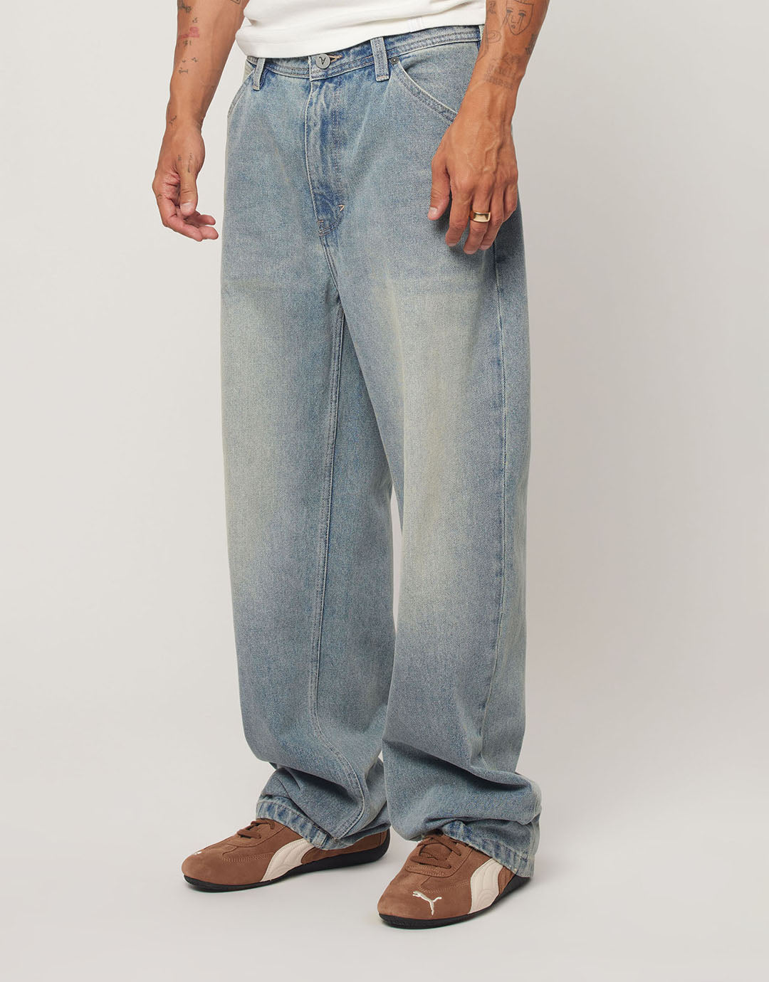 A5 Shane Baggy Denim Jeans - Shane