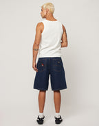 A5 Miles Embroidered Baggy Denim Shorts by Abrand - view 3