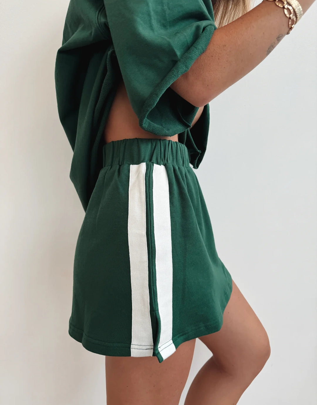 The Maya Mini Skirt - Forest Green