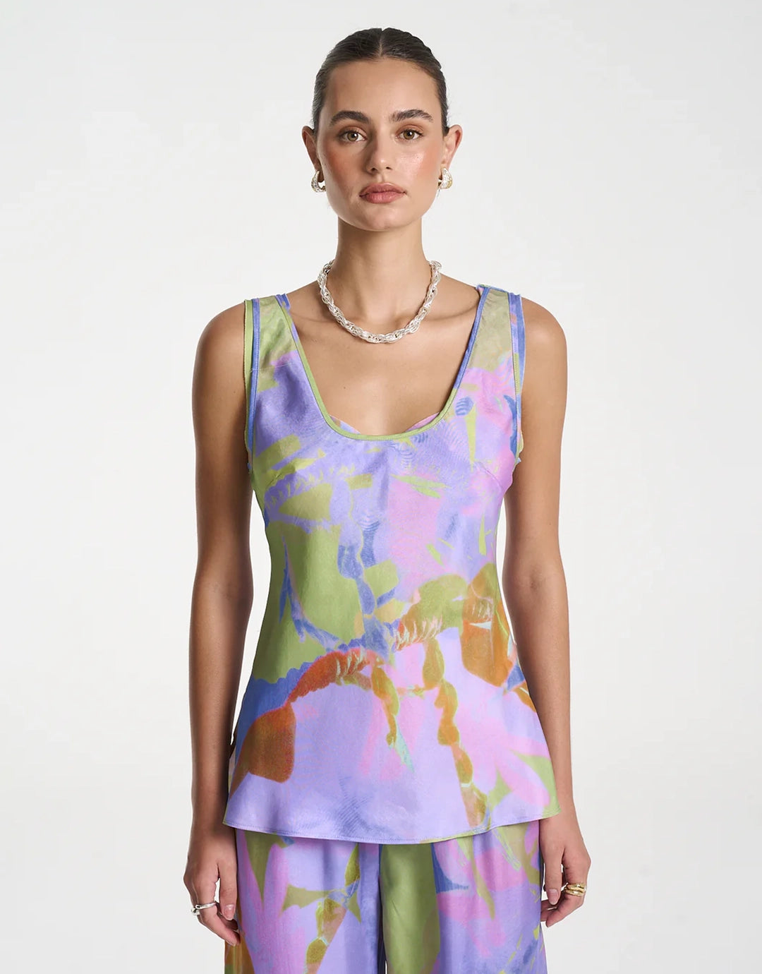 Scoop Neck Cami - Bananas