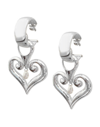 Bella Earrings | Silver Plated by Mountain and Moon - view 2