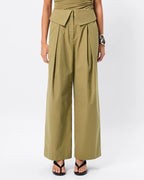 Back To Me Pant - Olive by Mossman - view 4