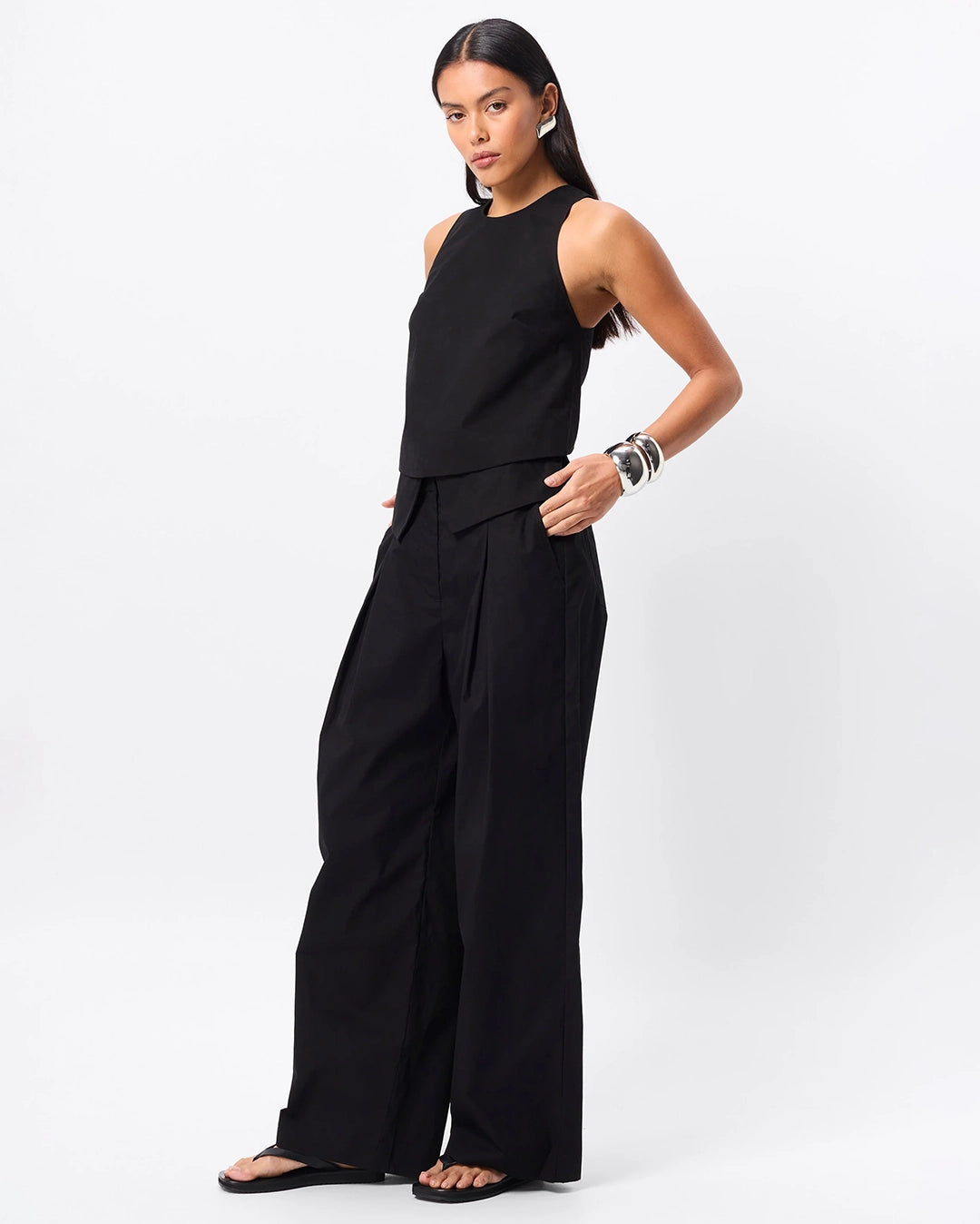 Back To Me Pant - Black by Mossman - view 7