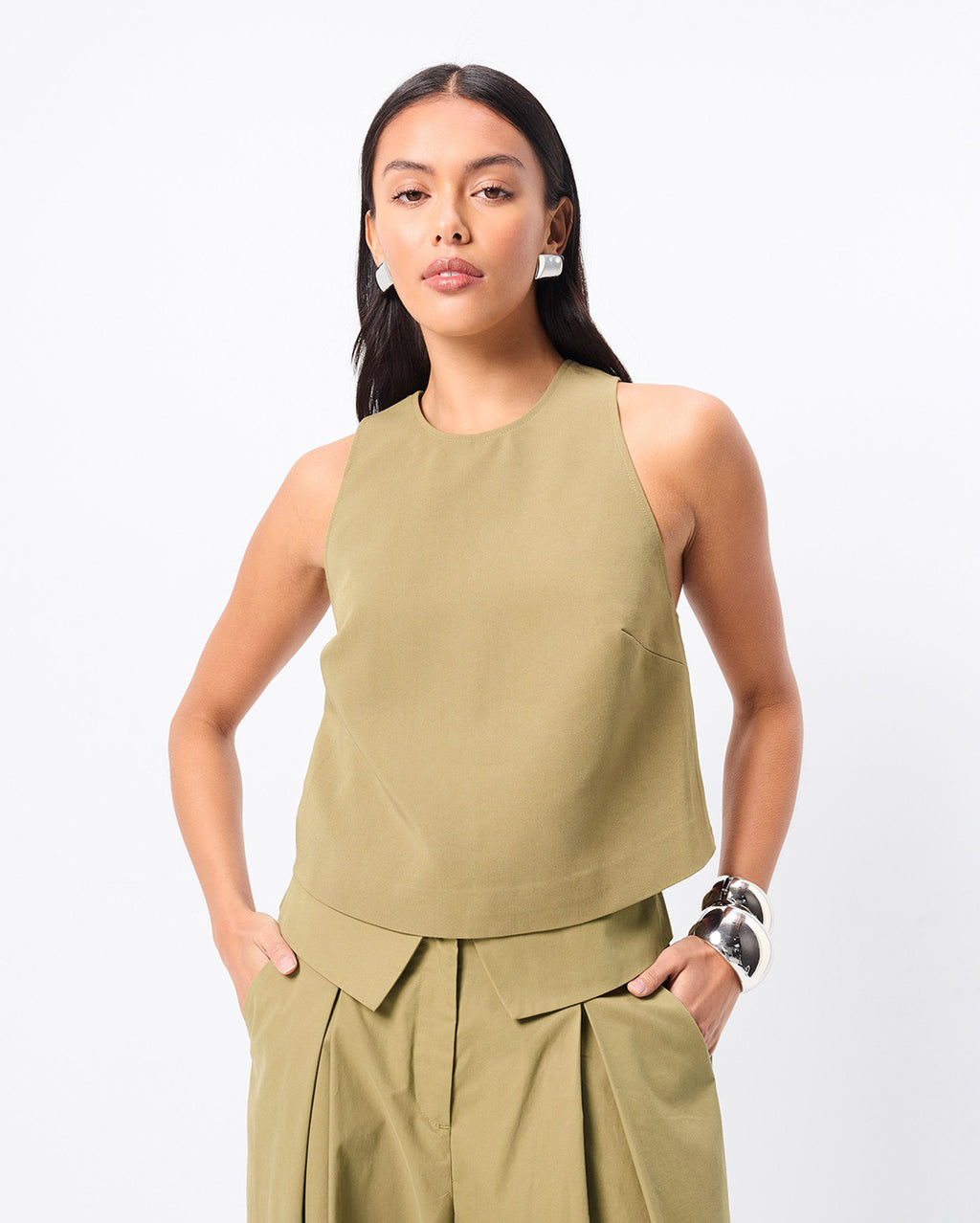 Back To Me Top - Olive by Mossman - view 4