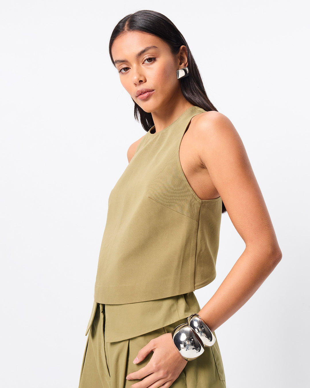 Back To Me Top - Olive by Mossman - view 5