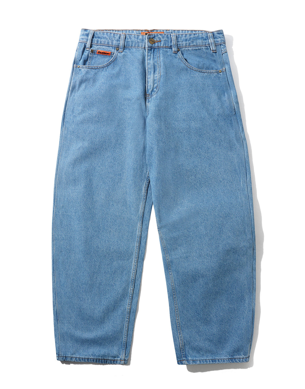 Baggy Denim Jeans - Washed Indigo by Butter Goods - view 4