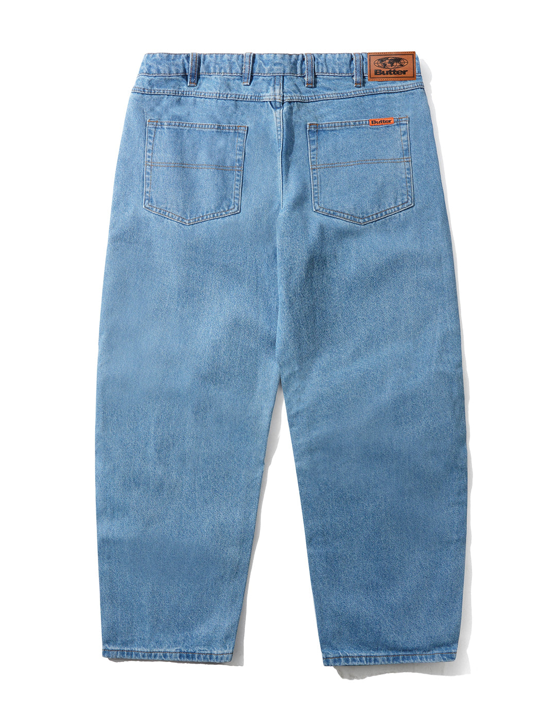 Baggy Denim Jeans - Washed Indigo by Butter Goods - view 5