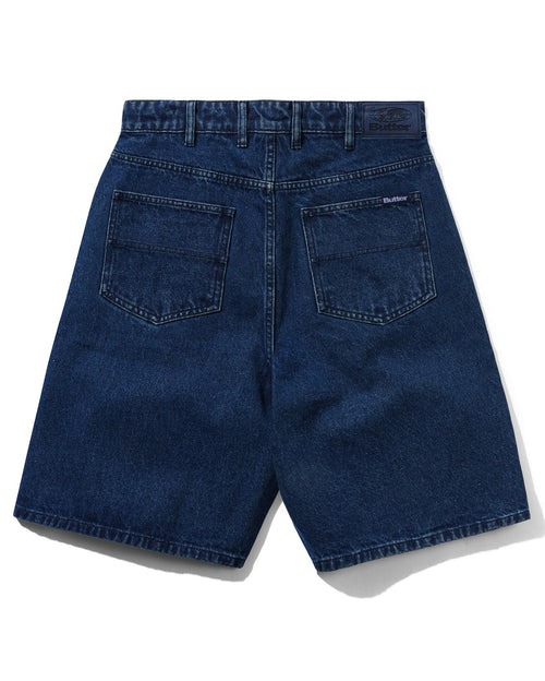Baggy Denim Shorts - Dark Blue by Butter Goods - view 2