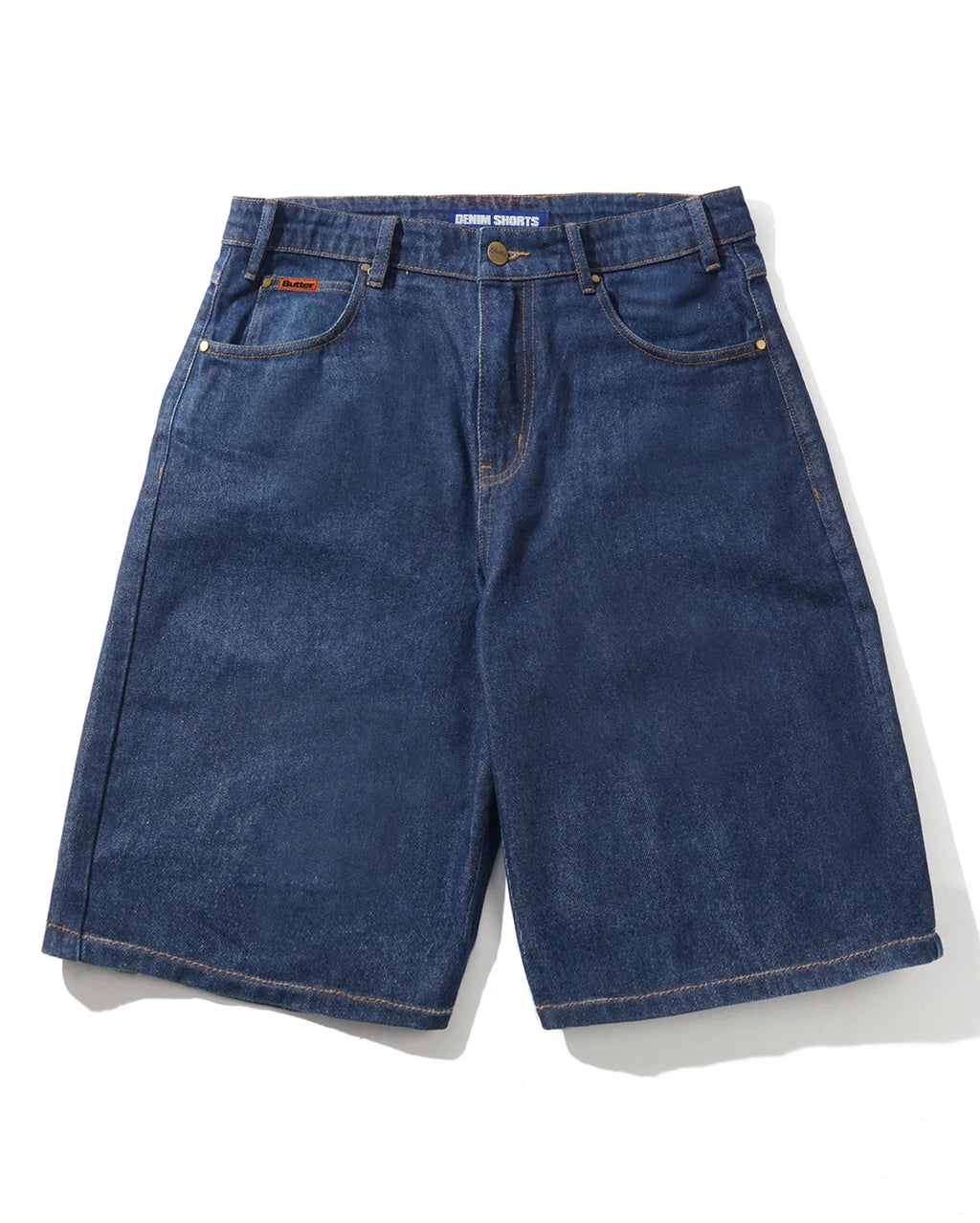 Baggy Denim Shorts - Dark Indigo