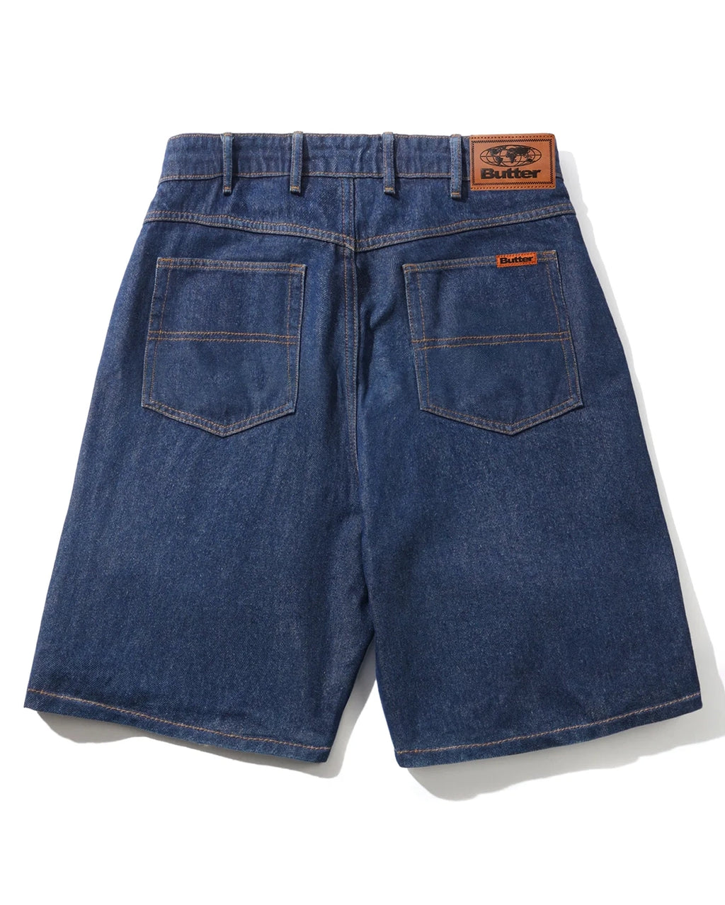 Baggy Denim Shorts - Dark Indigo