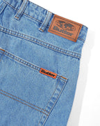 Baggy Denim Shorts - Washed Indigo by Butter Goods - view 6