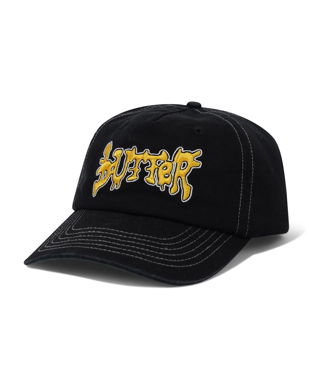 Blotch 5 Panel Cap - Black