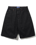 Blotch Denim Shorts - Streaky Black by Butter Goods