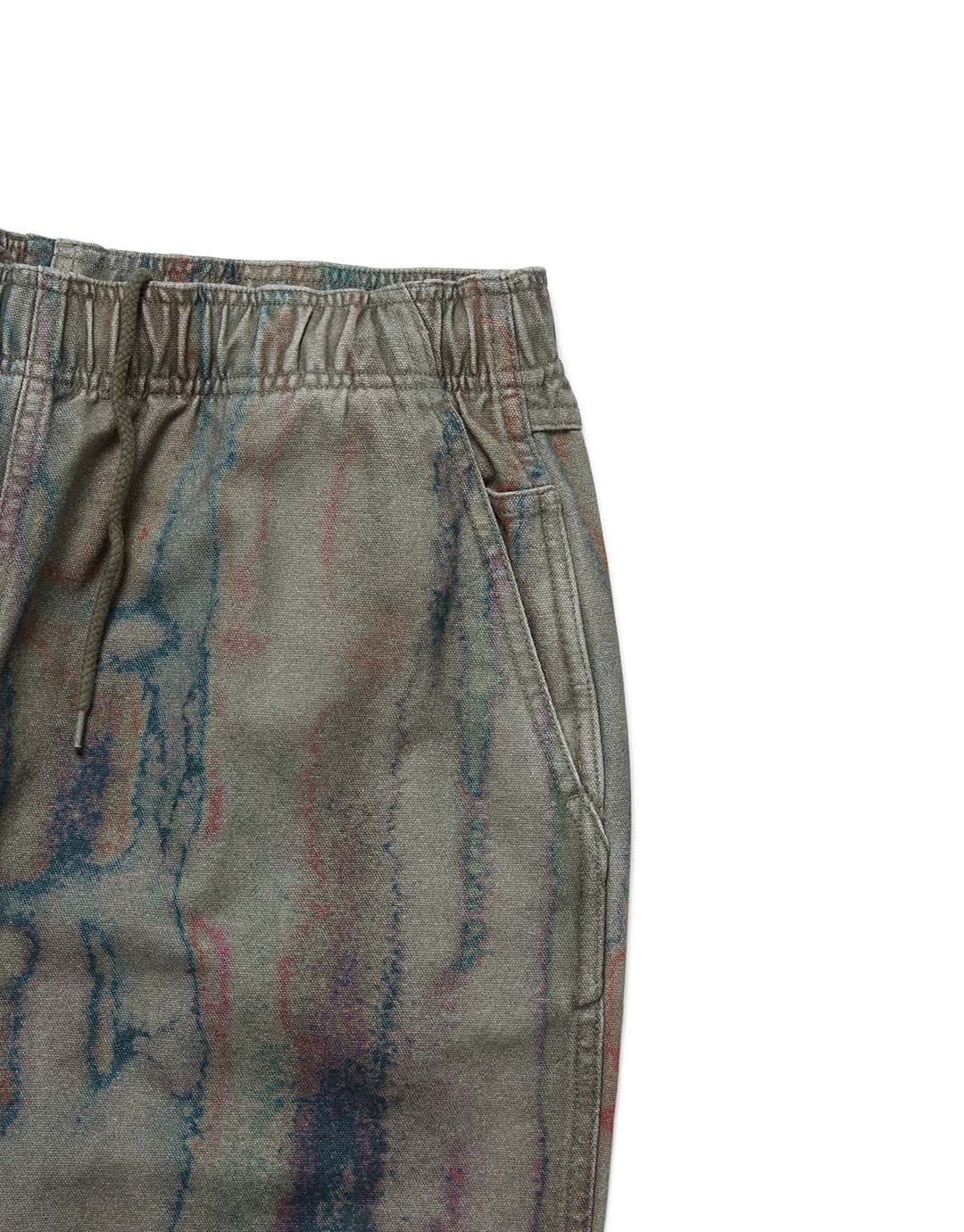 Blurred Flow Pant - Olive