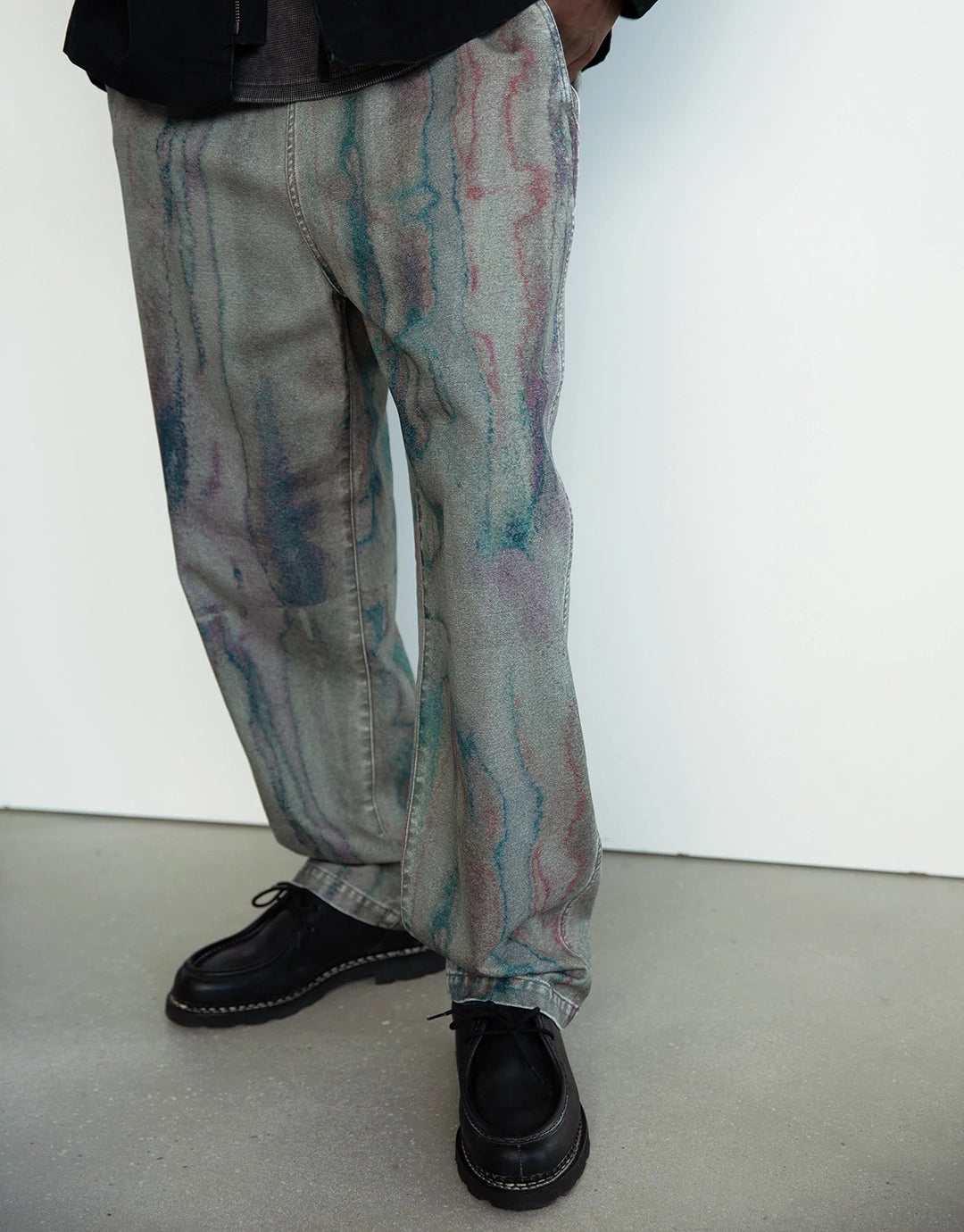 Blurred Flow Pant - Olive