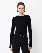 Black Brooklyn Top by Mossman
