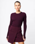 Cherry Laquer Brooklyn Top by Mossman