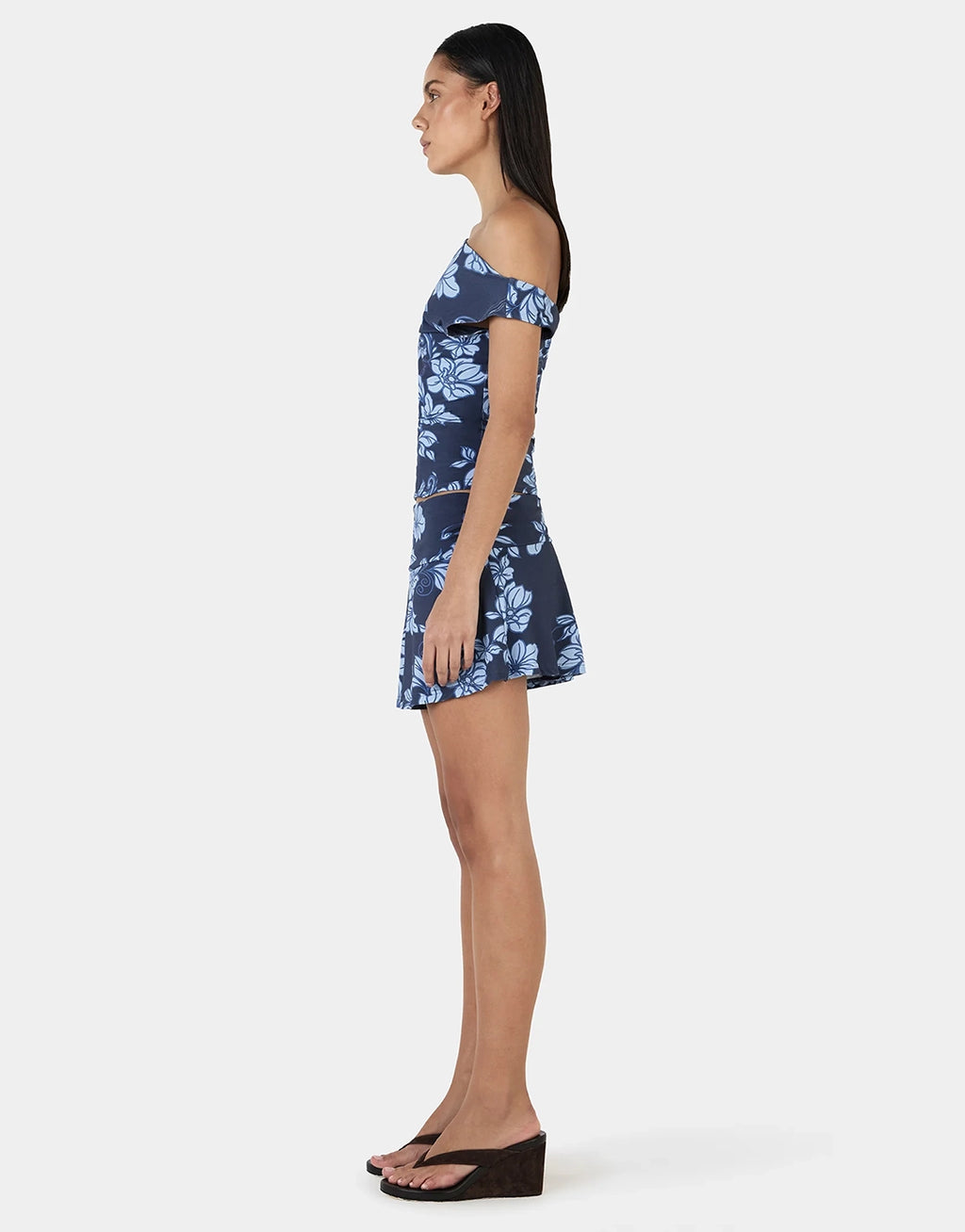 Camila Top - Rolling Waves Navy