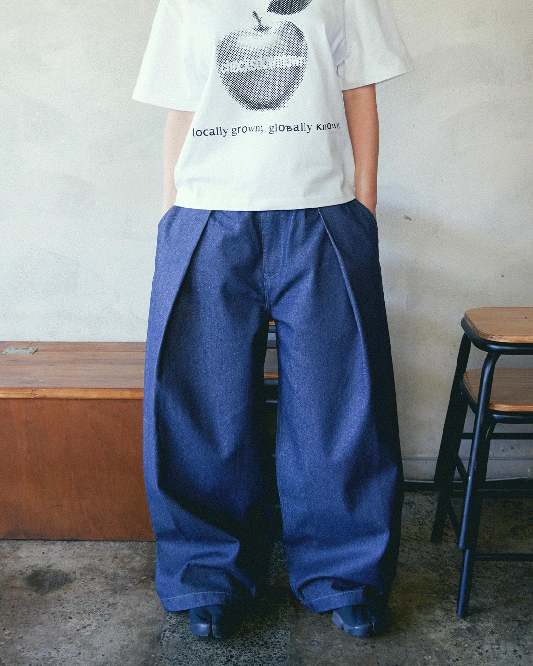 Hakama Pants - Indigo Denim by Checks Downtown - view 4