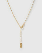 Cornicello Gold Charm Necklace by Arms of Eve - view 3