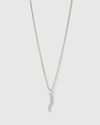 Cornicello Silver Charm Necklace by Arms of Eve - view 2