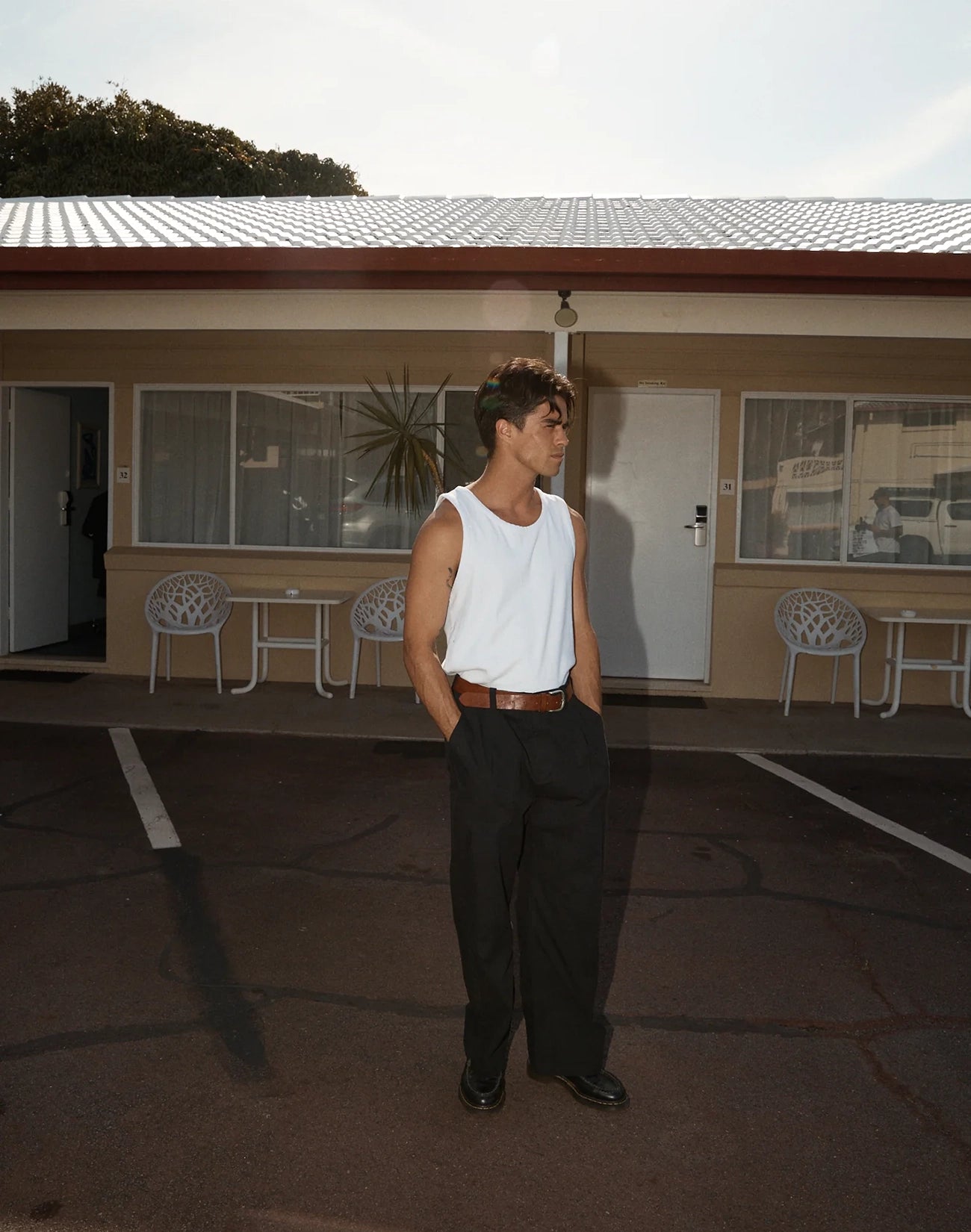 Glider Pleated Pants