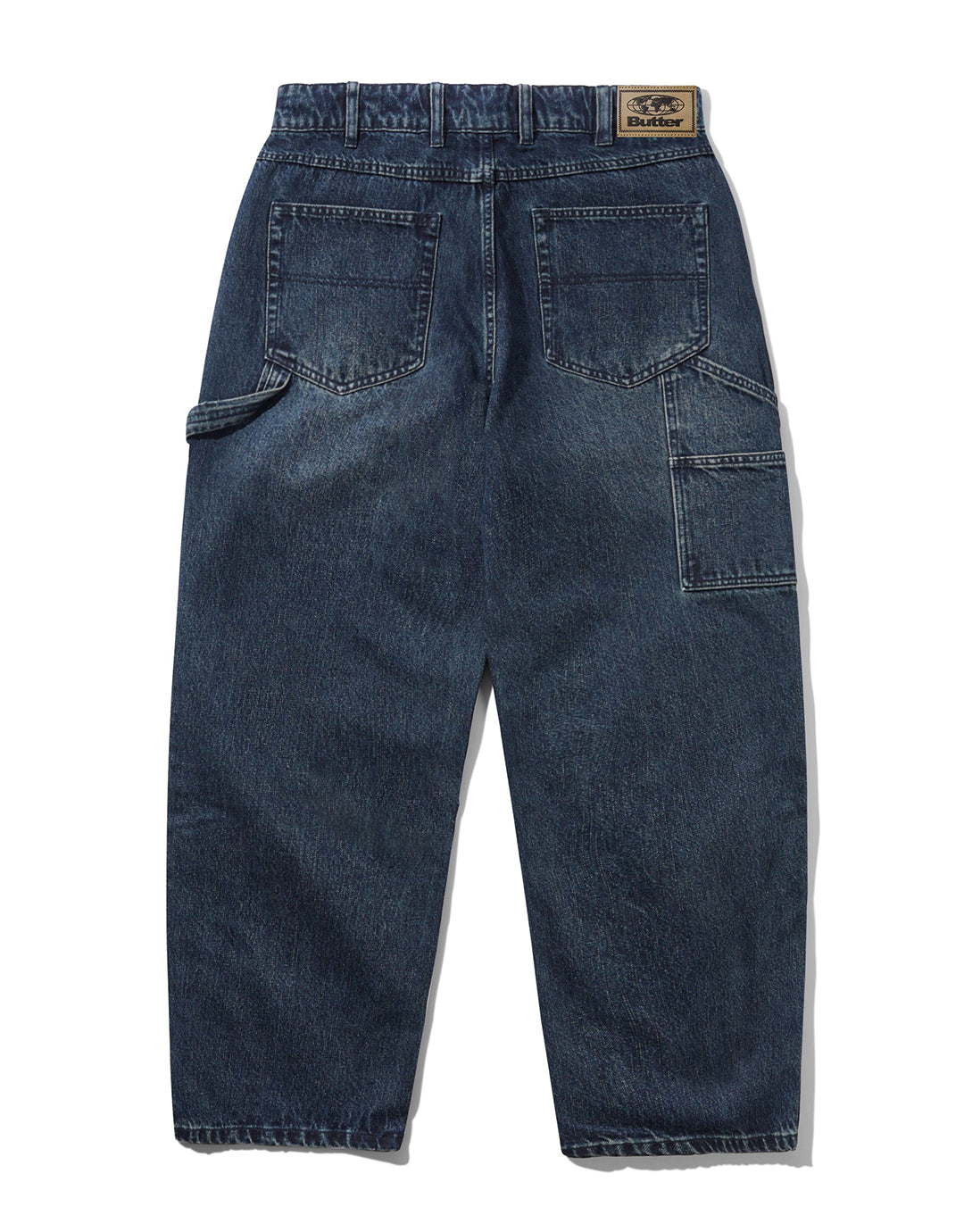 Carpenter Denim Jeans - Slub Dark Indigo by Butter Goods - view 2