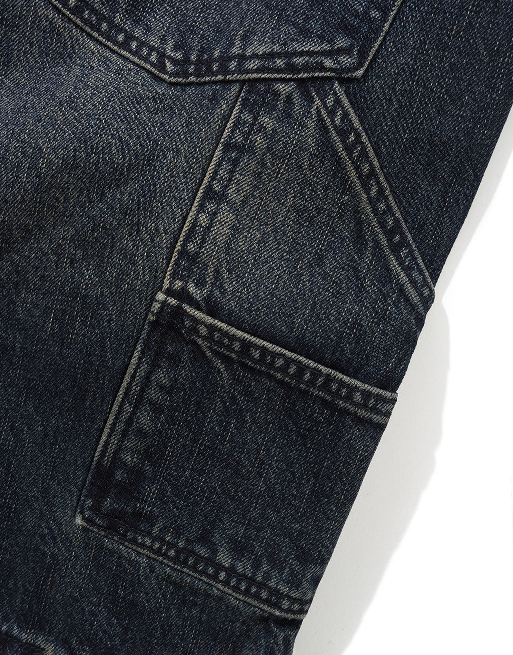Carpenter Denim Jeans - Slub Dark Indigo by Butter Goods - view 5