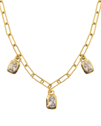 Angelia Necklace - Gold by Mountain and Moon - view 4