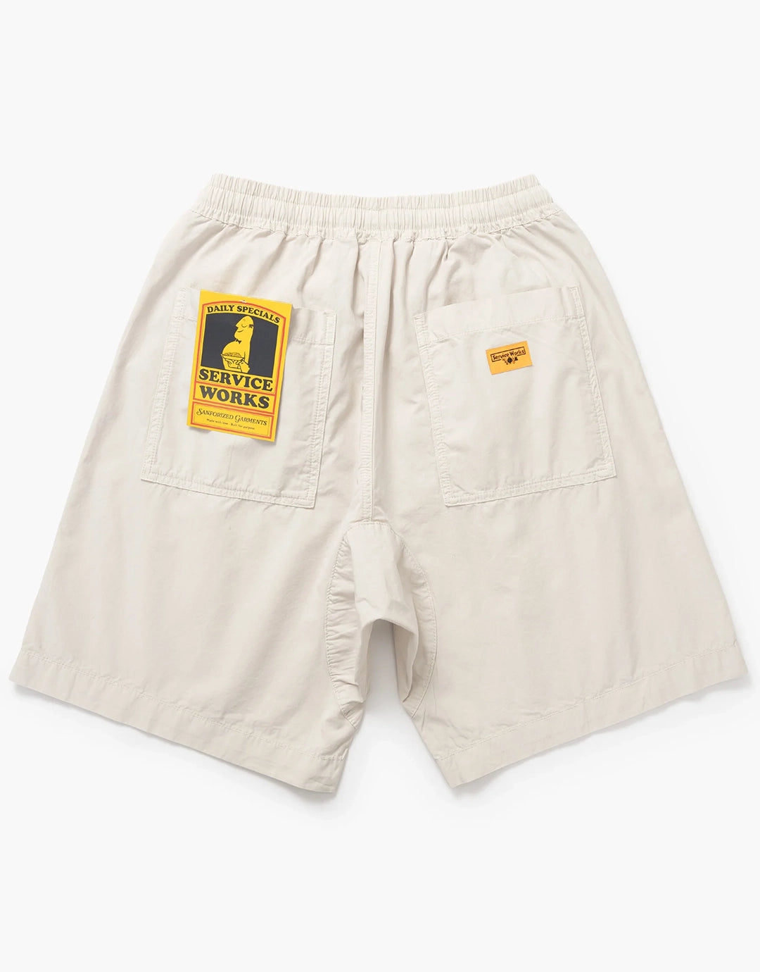 Poplin Chef Shorts - Salt