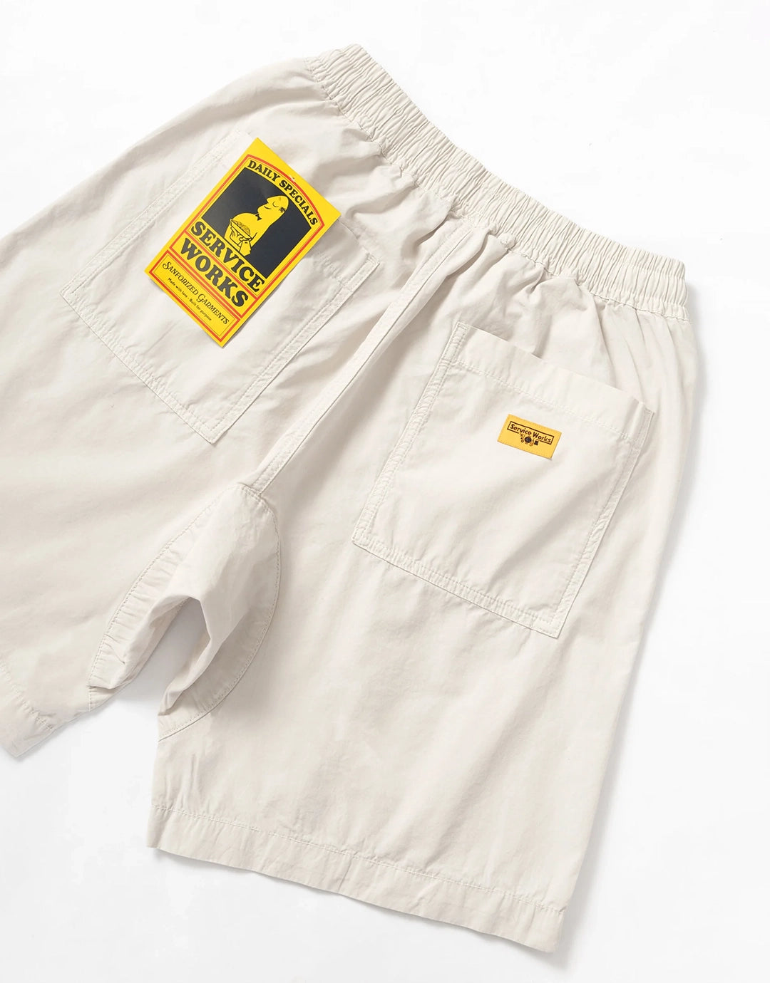 Poplin Chef Shorts - Salt
