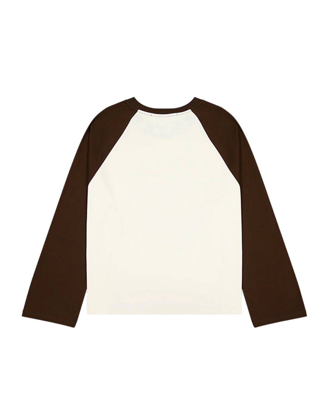 Crew Raglan Jersey- Cream/Brown by Checks Downtown - view 2