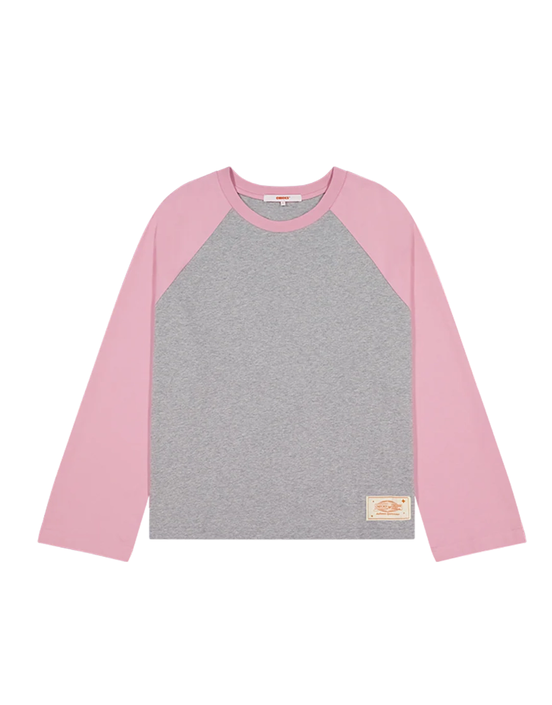 Crew Raglan Jersey - Grey/Pink by Checks Downtown - view 3