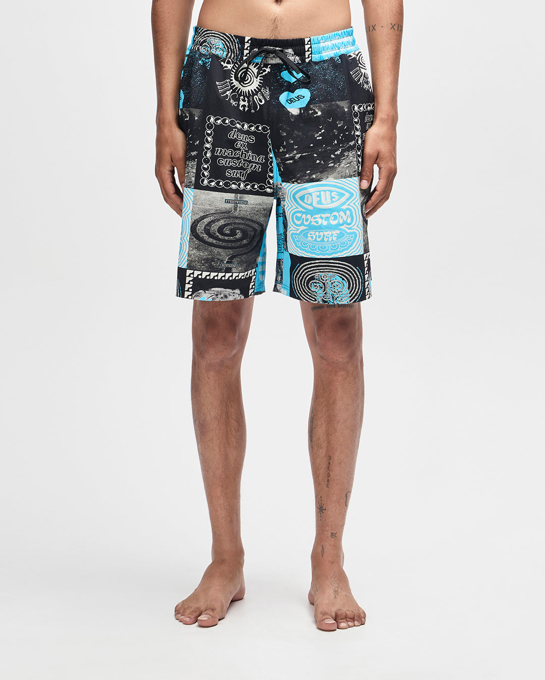 Washed Away Swim Short - Caviar by Deus Ex Machina