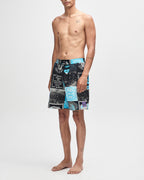 Washed Away Swim Short - Caviar by Deus Ex Machina - view 4