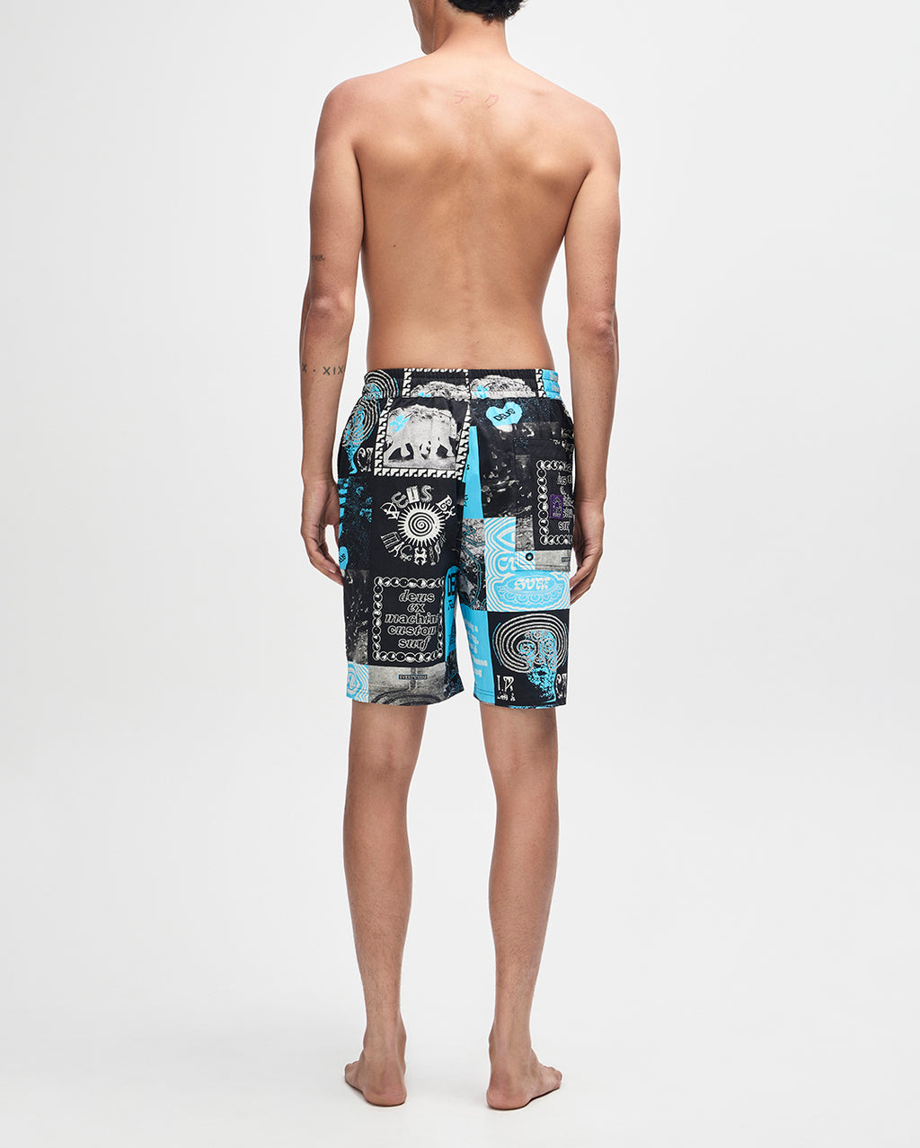 Washed Away Swim Short - Caviar by Deus Ex Machina - view 3