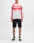 Step Out Moto Jersey - White-Red by Deus Ex Machina - view 6