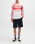 Step Out Moto Jersey - White-Red by Deus Ex Machina - view 5