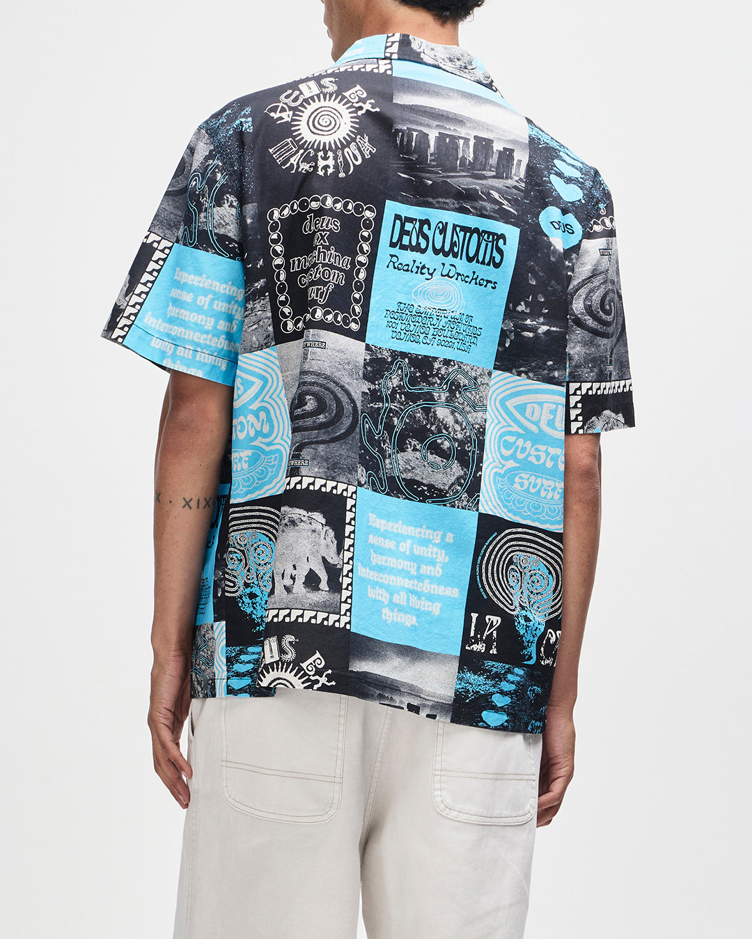 Washed Away Short Sleeve Shirt - Caviar by Deus Ex Machina - view 2